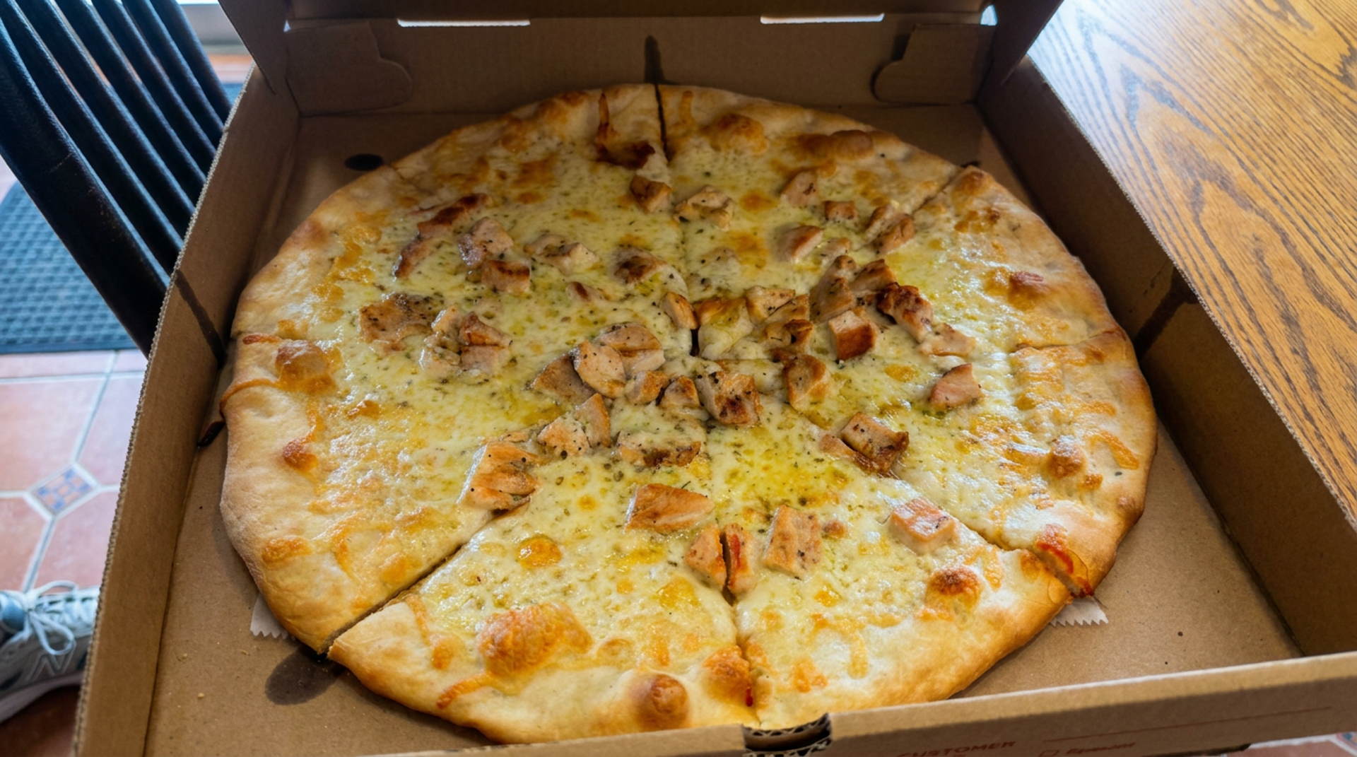 Sweet sauce, thin and crispy
